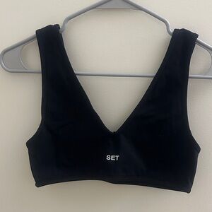 SET Active Black Sports Bra